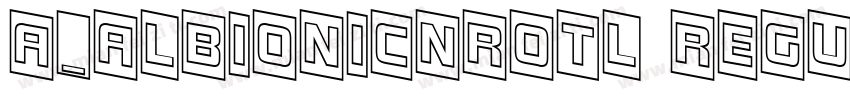 a_AlbionicNrOtl Regular字体转换